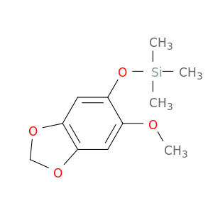 Silane, [(6-methoxy-1,3-benzodioxol-5-yl)oxy]trimethyl-