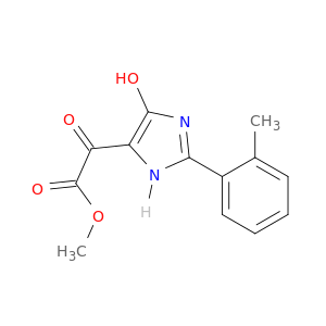 1H-Imidazole-4-aceticacid, 5-hydroxy-2-(2-methylphenyl)-a-oxo-, methyl ester