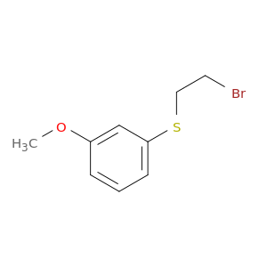 1-[(2-Bromoethyl)sulfanyl]-3-methoxybenzene