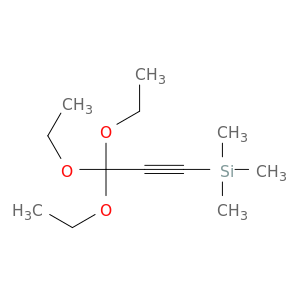 Silane, trimethyl(3,3,3-triethoxy-1-propynyl)-