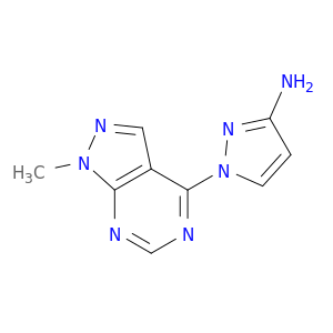 1-{1-methyl-1H-pyrazolo[3,4-d]pyrimidin-4-yl}-1H-pyrazol-3-amine