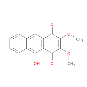 1,4-Anthracenedione, 9-hydroxy-2,3-dimethoxy-