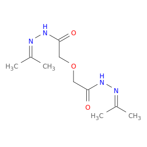 N-(propan-2-ylideneamino)-2-[(propan-2-ylideneamino)carbamoylmethoxy]acetamide