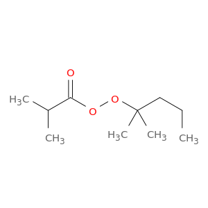 Propaneperoxoic acid, 2-methyl-, 1,1-dimethylbutyl ester