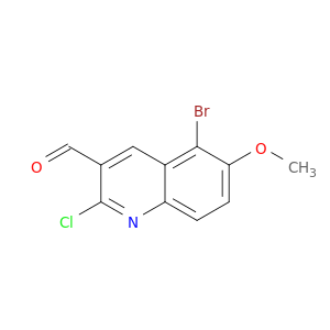 5-Bromo-2-chloro-6-methoxyquinoline-3-carboxaldehyde
