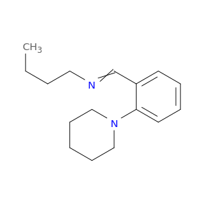 1-Butanamine, N-[[2-(1-piperidinyl)phenyl]methylene]-