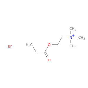 乙基氨基铵,N,N,N-三甲基-2-(1-氧丙氧基)-,溴(1：1)