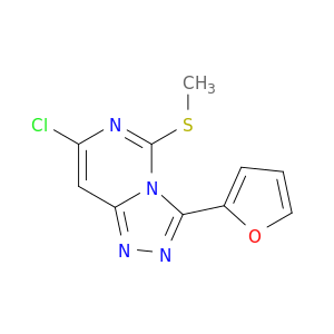 7-氯-3-(2-呋喃基)-5-(甲基硫基)-1,2,4-三唑嘧啶[4,3-C]嘧啶