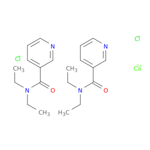 3-吡啶羧酰胺,N,N-二乙基-,CPOMD。用氯化钙(CaCl2)(2：1)