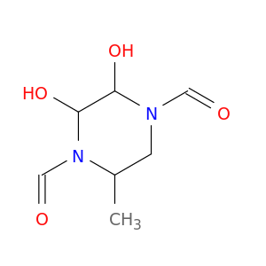 1,4-Piperazinedicarboxaldehyde,2,3-dihydroxy-5-methyl-
