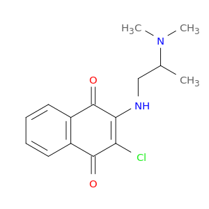 1,4-Naphthalenedione, 2-chloro-3-[[2-(dimethylamino)propyl]amino]-