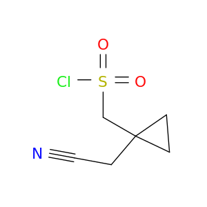 [1-(cyanomethyl)cyclopropyl]methanesulfonyl chloride