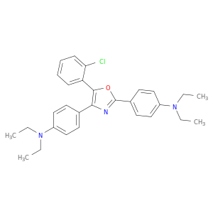 Benzenamine, 4,4'-[5-(2-chlorophenyl)-2,4-oxazolediyl]bis[N,N-diethyl-