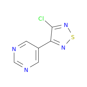 Pyrimidine, 5-(4-chloro-1,2,5-thiadiazol-3-yl)-