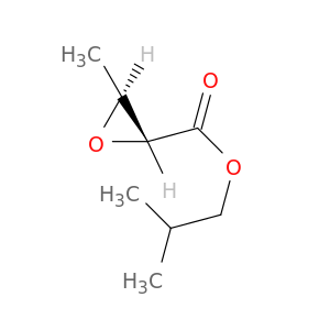 Oxiranecarboxylic acid, 3-methyl-, 2-methylpropyl ester, trans-