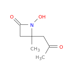 2-Azetidinone, 1-hydroxy-4-methyl-4-(2-oxopropyl)-