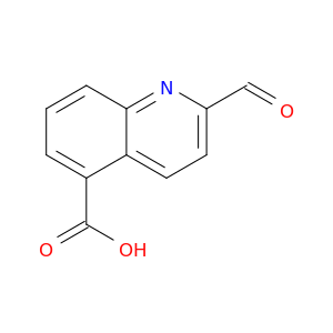 5-Quinolinecarboxylicacid, 2-formyl-