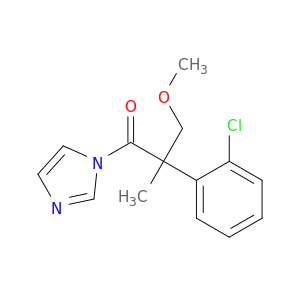 1H-Imidazole, 1-[2-(2-chlorophenyl)-3-methoxy-2-methyl-1-oxopropyl]-