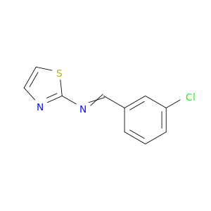 2-Thiazolamine, N-[(3-chlorophenyl)methylene]-