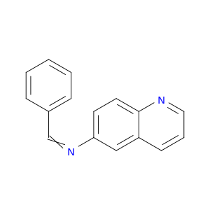 6-Quinolinamine, N-(phenylmethylene)-