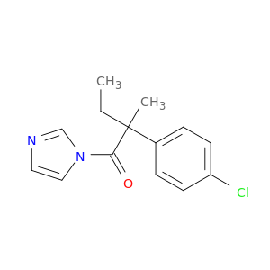 1H-Imidazole, 1-[2-(4-chlorophenyl)-2-methyl-1-oxobutyl]-