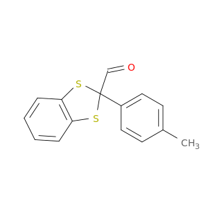 1,3-Benzodithiole-2-carboxaldehyde, 2-(4-methylphenyl)-