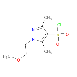 1-(2-Methoxyethyl)-3,5-dimethyl-1H-pyrazole-4-sulfonyl Chloride