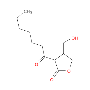 2(3H)-Furanone, dihydro-4-(hydroxymethyl)-3-(1-oxoheptyl)-