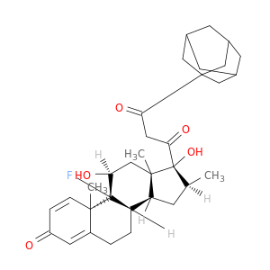 (11β,16β)-9-氟-11,17-二羟基-16-甲基-21-[(三环[3.3.1.1.13,7]Dec-1-基羰基)氧]pregna-1,4-二烯-3,20-二酮