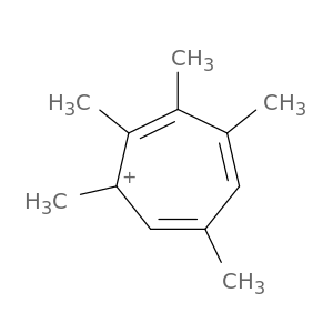 Cycloheptatrienylium, 1,2,3,4,6-pentamethyl-