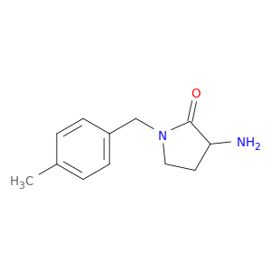 3-Amino-1-[(4-methylphenyl)methyl]pyrrolidin-2-one
