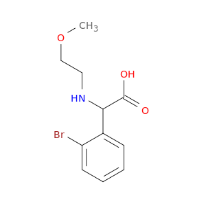 2-(2-溴苯基)-2-[(2-甲氧基乙基)氨基]乙酸