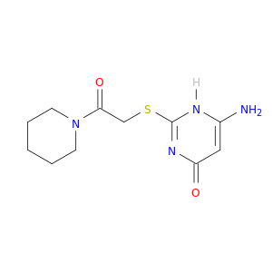2-(2-羰基-2-(哌啶-1-基)乙基硫基)-6-氨基嘧啶-4(1H)-酮