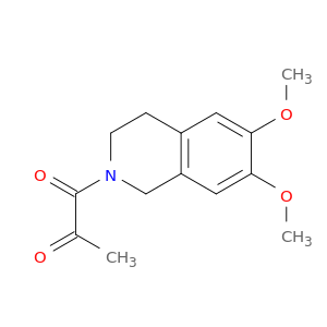 Isoquinoline, 2-(1,2-dioxopropyl)-1,2,3,4-tetrahydro-6,7-dimethoxy-