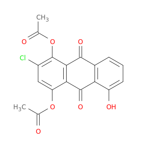 9,10-Anthracenedione, 1,4-bis(acetyloxy)-2-chloro-5-hydroxy-