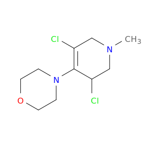 Morpholine, 4-(3,5-dichloro-1,2,3,6-tetrahydro-1-methyl-4-pyridinyl)-