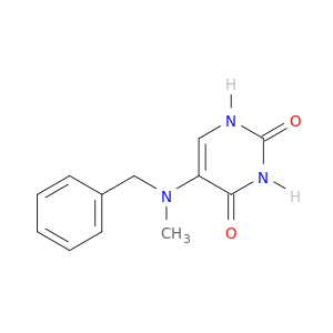 2,4(1H,3H)-Pyrimidinedione, 5-[methyl(phenylmethyl)amino]-