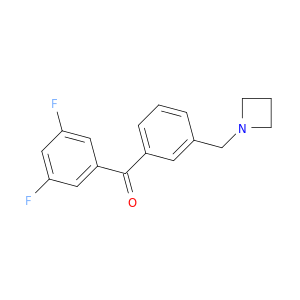 甲烷酮,[3-(1-氮杂乙基甲基)苯基](3,5-二氟苯基)-