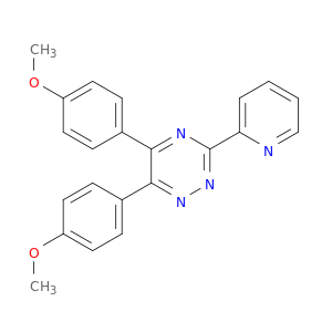 1,2,4-Triazine, 5,6-bis(4-methoxyphenyl)-3-(2-pyridinyl)-