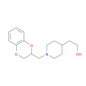 4-Piperidineethanol, 1-[(2,3-dihydro-1,4-benzodioxin-2-yl)methyl]-