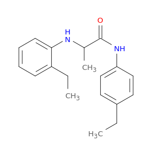 Propanamide, N-(4-ethylphenyl)-2-[(2-ethylphenyl)amino]-