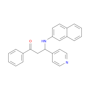1-Propanone, 3-(2-naphthalenylamino)-1-phenyl-3-(4-pyridinyl)-