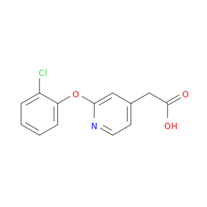 4-Pyridineacetic acid, 2-(2-chlorophenoxy)-