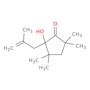 Cyclopentanone, 2-hydroxy-3,3,5,5-tetramethyl-2-(2-methyl-2-propenyl)-