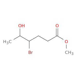 Hexanoic acid, 4-bromo-5-hydroxy-, methyl ester