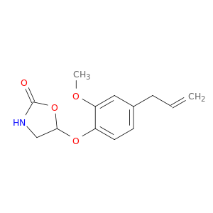 2-Oxazolidinone,5-[2-methoxy-4-(2-propen-1-yl)phenoxy]-
