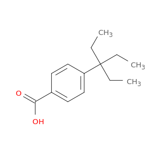 Benzoic acid, 4-(1,1-diethylpropyl)-