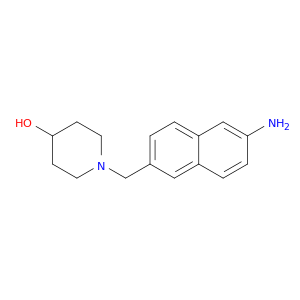 4-Piperidinol, 1-[(6-amino-2-naphthalenyl)methyl]-