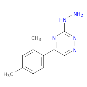 5-(2,4-DIMETHYLPHENYL)-3-HYDRAZINO-1,2,4-TRIAZINE