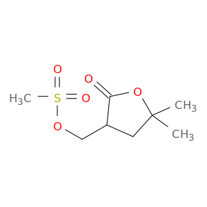 2(3H)-Furanone,dihydro-5,5-dimethyl-3-[[(methylsulfonyl)oxy]methyl]-